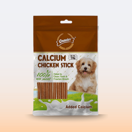 Gnawlers Calcium Sticks Chicken Flavour Dog Treats 270 g