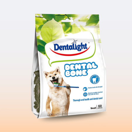Gnawlers Dentalight Dental Bone Dog Treat 60 pcs