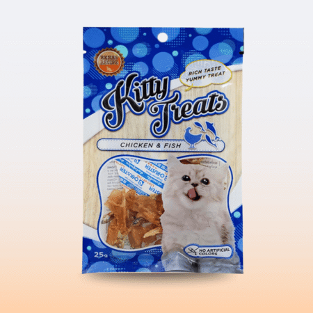 Kitty Treats Spiral Soft Chicken & Fish Cat Treat - 25 g