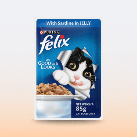 Purina Felix Salmon in Jelly Cat Adult Wet Food 85 g