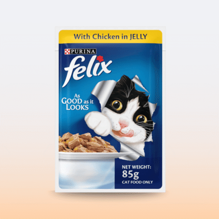 Purina Felix Chicken in Jelly Cat Adult Wet Food 85 g